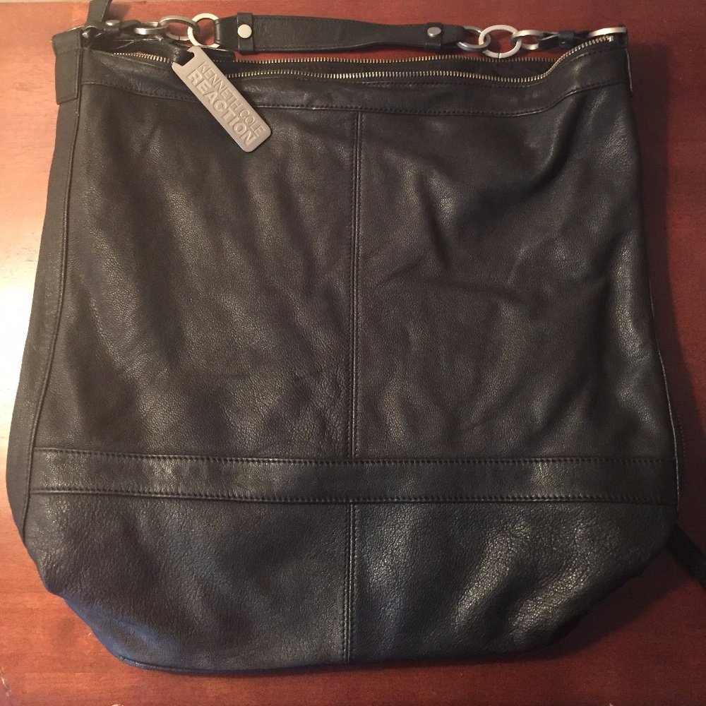 Stunning Black Leather KENNETH COLE bag